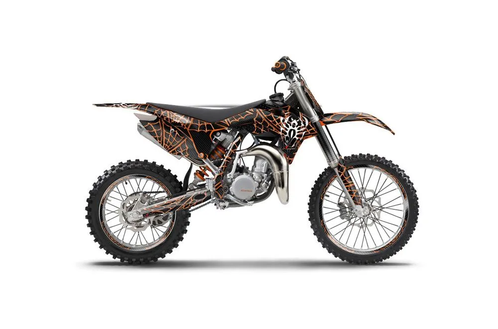 KTM SX 85 Dirt Bike Graphic Kit - 2013-2017 Widow Maker Orange