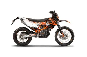 KTM Adventure 690 Enduro R Dirt Bike Graphic Kit - 2012-2018 Carbon X Orange