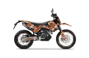 KTM Adventure 690 Supermoto / Enduro Dirt Bike Graphic Kit - 2008-2015 Camoplate Orange