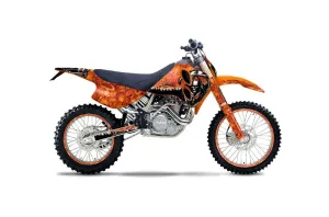 KTM C0 SX 4 Stroke Dirt Bike Graphic Kit - 1993-1997 Reaper Orange