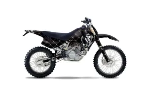KTM C0 SX / EXC 4 Stroke Dirt Bike Graphic Kit - 1993-1997 Silver Star - Reloaded Black