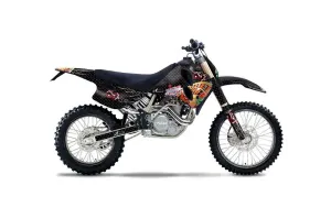 KTM C0 SX / EXC 4 Stroke Dirt Bike Graphic Kit - 1993-1997 Vegas Baller Black