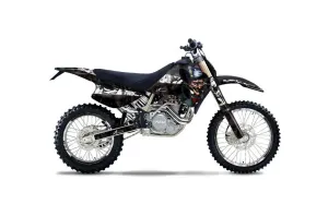 KTM C0 SX / MXC 4 Stroke Dirt Bike Graphic Kit - 1993-1997 Mad Hatter Black