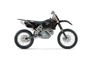 KTM C1 EXC Dirt Bike Graphic Kit - 2003-2004 Skulls and Hammers Black