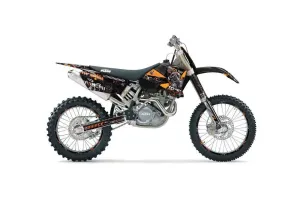 KTM C1 MXC Dirt Bike Graphic Kit - 2003-2004 Toxicity Orange