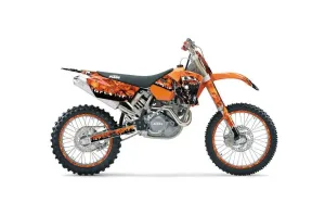 KTM C1 SXS Dirt Bike Graphic Kit - 2001-2002 Reaper Orange