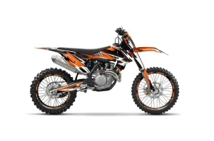 KTM C10 SX / SX-F / XC-F Dirt Bike Graphic Kit - 2016-2018 Attack Orange