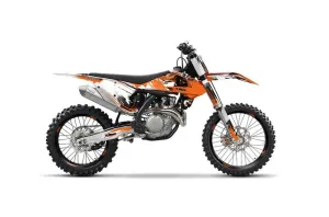 KTM C10 SX / SX-F / XC-F Dirt Bike Graphic Kit - 2016-2018 Carbon X Orange