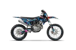 KTM C10 SX / SX-F / XC-F Dirt Bike Graphic Kit - 2016-2018 Frenzy Blue