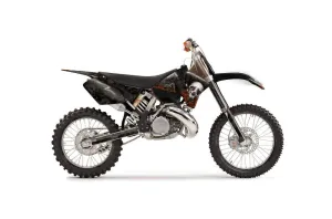 KTM C3 EXC Dirt Bike Graphic Kit - 2001-2002 Bone Collector Black