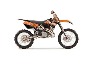 KTM C3 EXC Dirt Bike Graphic Kit - 2001-2002 Diamond Race Orange