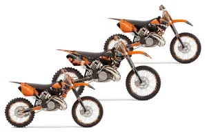 KTM C3 MXC Dirt Bike Custom Graphic Kit - 2001-2002