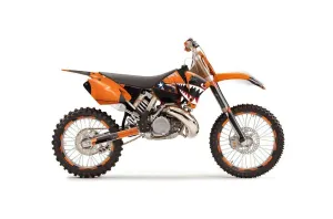KTM C3 MXC Dirt Bike Graphic Kit - 2001-2002 P40 Warhawk Orange
