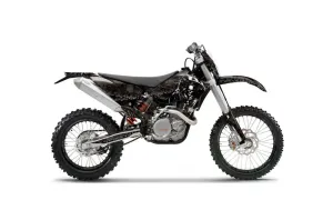 KTM C5 SX / SX-F 125 / 525 Dirt Bike Graphic Kit - 2007-2010 Reaper Black