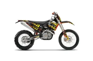 KTM C5 WCFW 250 Dirt Bike Graphic Kit - 2011 Motorhead Black