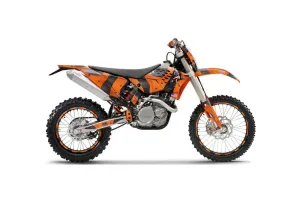 KTM C5 WCFW 250 Dirt Bike Graphic Kit - 2011 T Bomber Orange