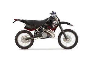 KTM C6 EXC 2 Stroke Dirt Bike Graphic Kit - 1993-1997 Bone Collector Black