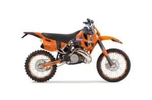 KTM C6 XC 2 Stroke Dirt Bike Graphic Kit - 1993-1997 T Bomber Orange