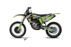 KTM C7 SX / SX-F Dirt Bike Graphic Kit - 2011-2012 P40 Warhawk Green