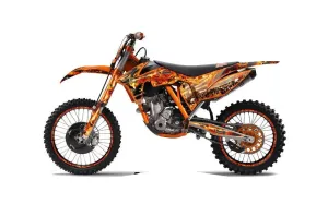 KTM C7 XC Dirt Bike Graphic Kit - 2012-2013 Firestorm Orange
