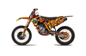 KTM C7 XC Dirt Bike Graphic Kit - 2012-2013 Motorhead Orange
