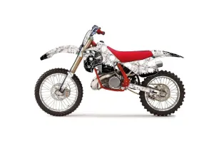 KTM C8 MXC / EXC 300 Dirt Bike Graphic Kit - 1990-1992 Reaper White