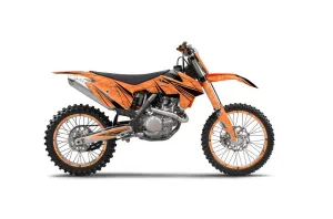 KTM C9 SX / SX-F / XC / XC-F Dirt Bike Graphic Kit - 2013-2015 Contender Orange