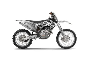 KTM C9 SX / SX-F / XC / XC-F Dirt Bike Graphic Kit - 2013-2015 Deaden White