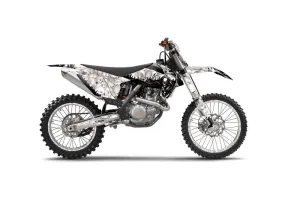 KTM C9 SX / SX-F / XC / XC-F Dirt Bike Graphic Kit - 2013-2015 Reaper White