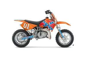 KTM SX 50 Adventure Jr / Sr Dirt Bike Graphic Kit - 2002-2008 General Lee