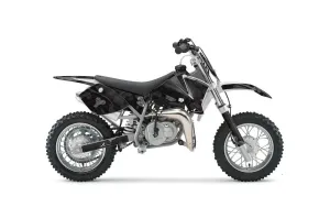 KTM SX 50 Adventure Jr / Sr Dirt Bike Graphic Kit - 2002-2008 Camoplate Black