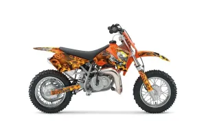 KTM SX 50 Adventure Jr / Sr Dirt Bike Graphic Kit - 2002-2008 Motorhead Orange