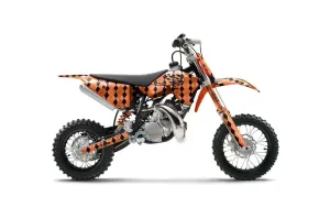 KTM SX 50 Adventure Jr / Sr Dirt Bike Graphic Kit - 2009-2015 Argyle Orange