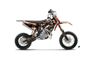 KTM SX 50 Adventure Jr / Sr Dirt Bike Graphic Kit - 2009-2015 Mad Hatter Orange
