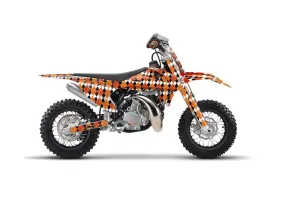 KTM SX 50 Adventure Jr / Sr Dirt Bike Graphic Kit - 2016-2018 Argyle Orange
