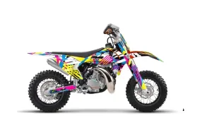KTM SX 50 Adventure Jr / Sr Dirt Bike Graphic Kit - 2016-2018 Flashback