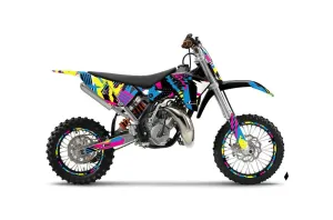 KTM SX 65 Dirt Bike Graphic Kit - 2009-2015 Flashback