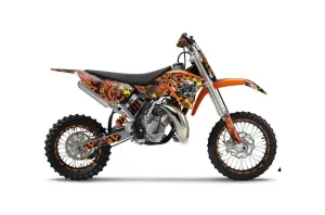 KTM SX 65 Dirt Bike Graphic Kit - 2009-2015 Motorhead Orange