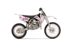 KTM SX 85 Dirt Bike Graphic Kit - 2004-2005 Butterfly White