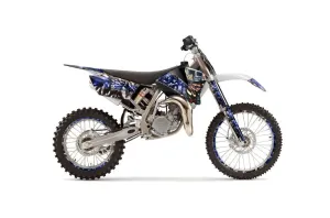KTM SX 85 Dirt Bike Graphic Kit - 2004-2005 Mad Hatter Silver