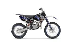 KTM SX 85 Dirt Bike Graphic Kit - 2006-2012 Mad Hatter Silver