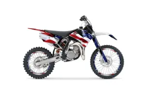 KTM SX 85 Dirt Bike Graphic Kit - 2006-2012 Stars and Stripes Red White & Blue