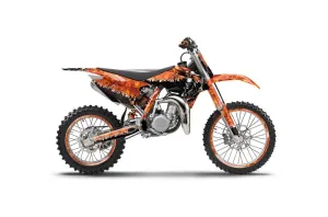 KTM SX 85 Dirt Bike Graphic Kit - 2013-2017 Reaper Orange