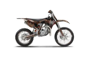 KTM SX 85 Dirt Bike Graphic Kit - 2013-2017 Widow Maker Orange