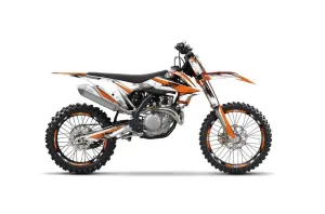 KTM SX-F / XC-F 250 / 350 / 450 Dirt Bike Graphic Kit - 2016-2018 Slash Orange