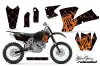 KTM C1 SX Dirt Bike Graphic Kit - 2001-2004 Silver Star - Reloaded Orange