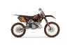 KTM C3 EXC Dirt Bike Graphic Kit - 2001-2002 Firestorm Black