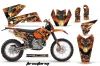 KTM C4 EXC Dirt Bike Custom Graphic Kit - 2005-2007