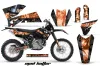 KTM C4 EXC Dirt Bike Custom Graphic Kit - 2005-2007