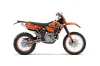 KTM C4 EXC Dirt Bike Graphic Kit - 2005-2007 Reaper Orange